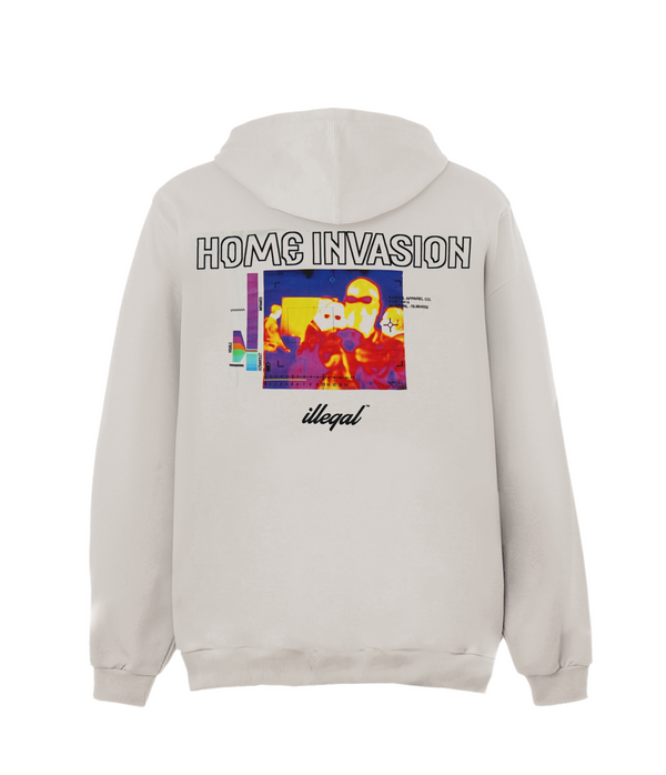 HOME INVASION HOODIE IN CREME